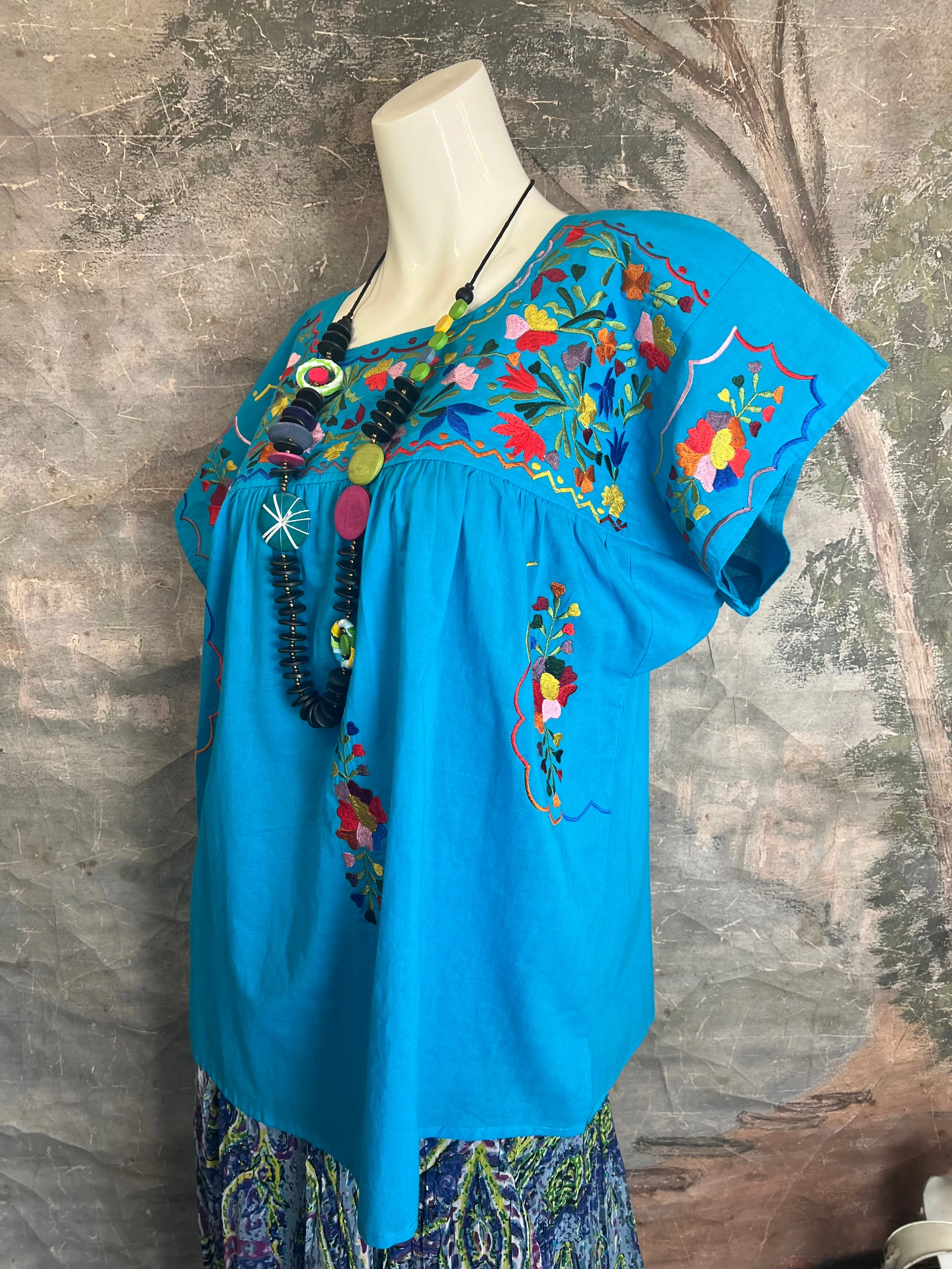20055 Sunny Embroidered Blouse
