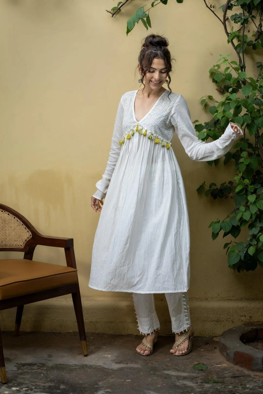 ADYA COTTON KURTA SET (WITH DUPPATTA)