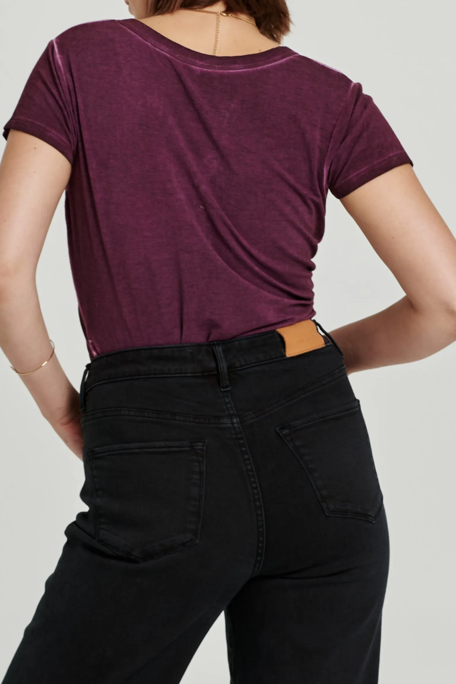 AIDEN TOP PRUNE ANTIQUE WASH