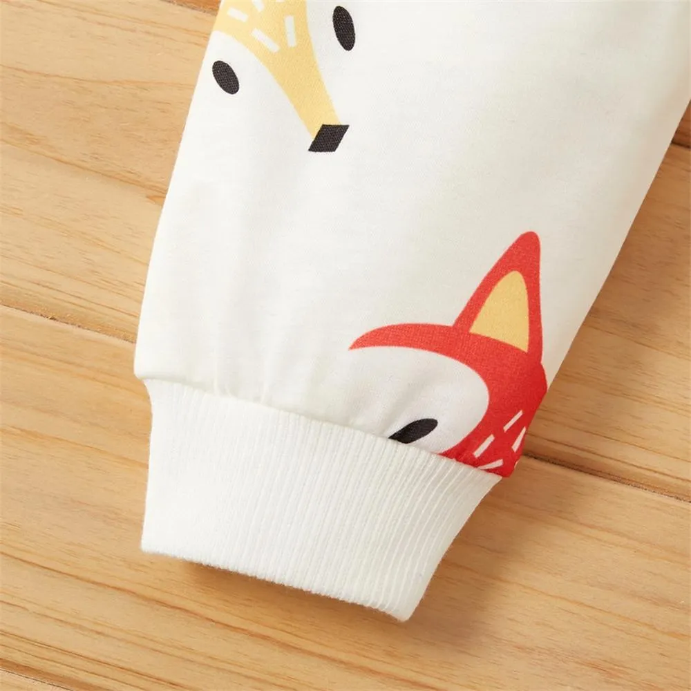 Baby Unisex Fox Animal Pinted Pants