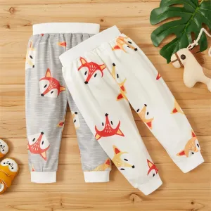 Baby Unisex Fox Animal Pinted Pants