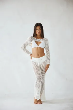 Baja Bolero Top in Ivory