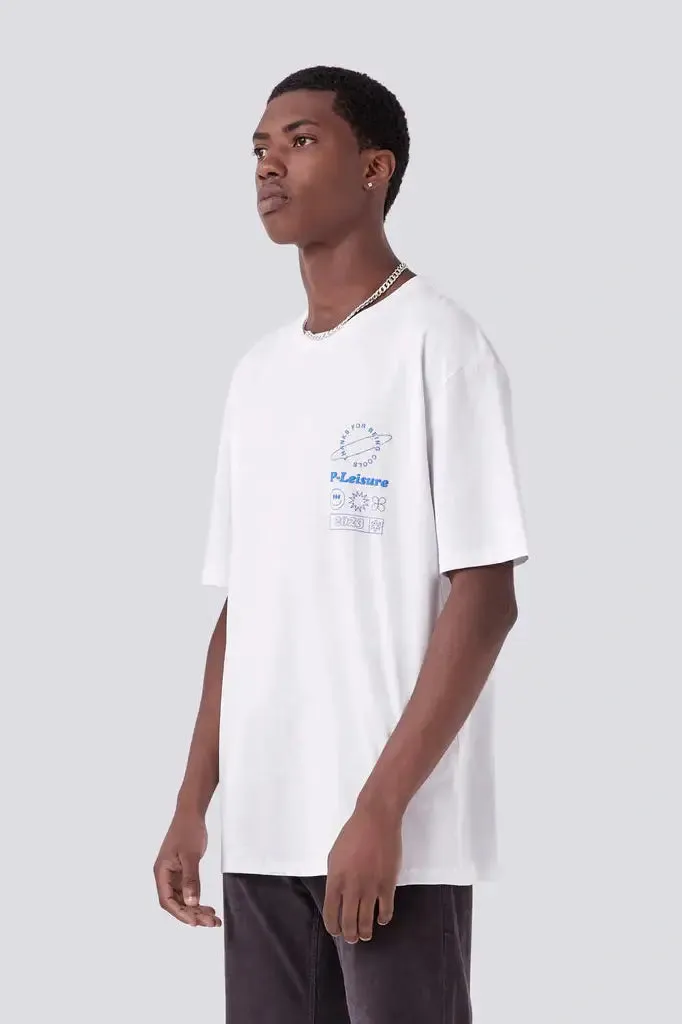 barney cools sounds tee - white