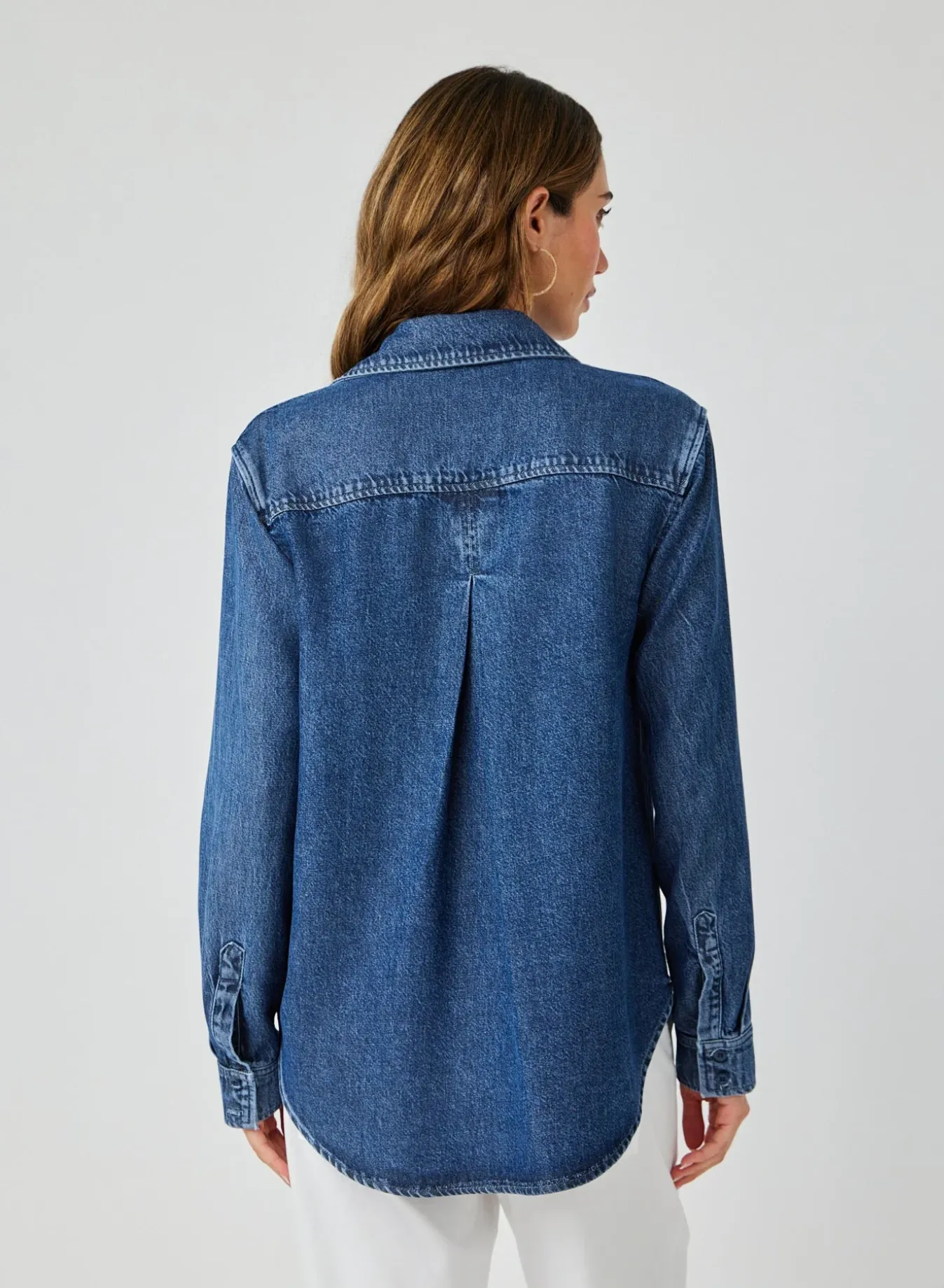 Bella Dahl Button-Down Blouse - Horizon Wash