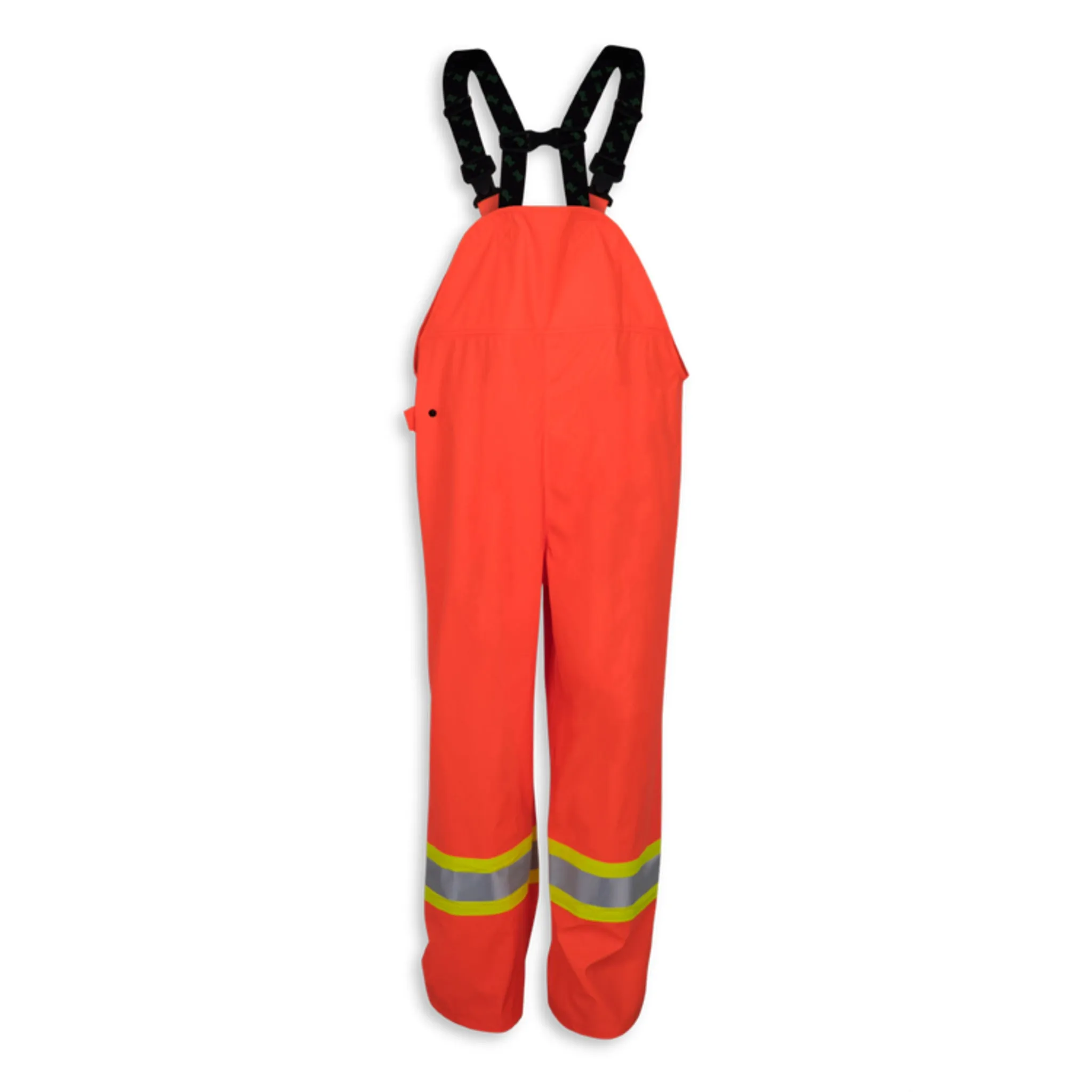 Big K Men's Hi-Vis CSA Approved Flame Resistant Waterproof Rain Bib Pants | 3M Reflective Tape | ASTM Certified | Durable & Comfortable | Sizes S-7XL