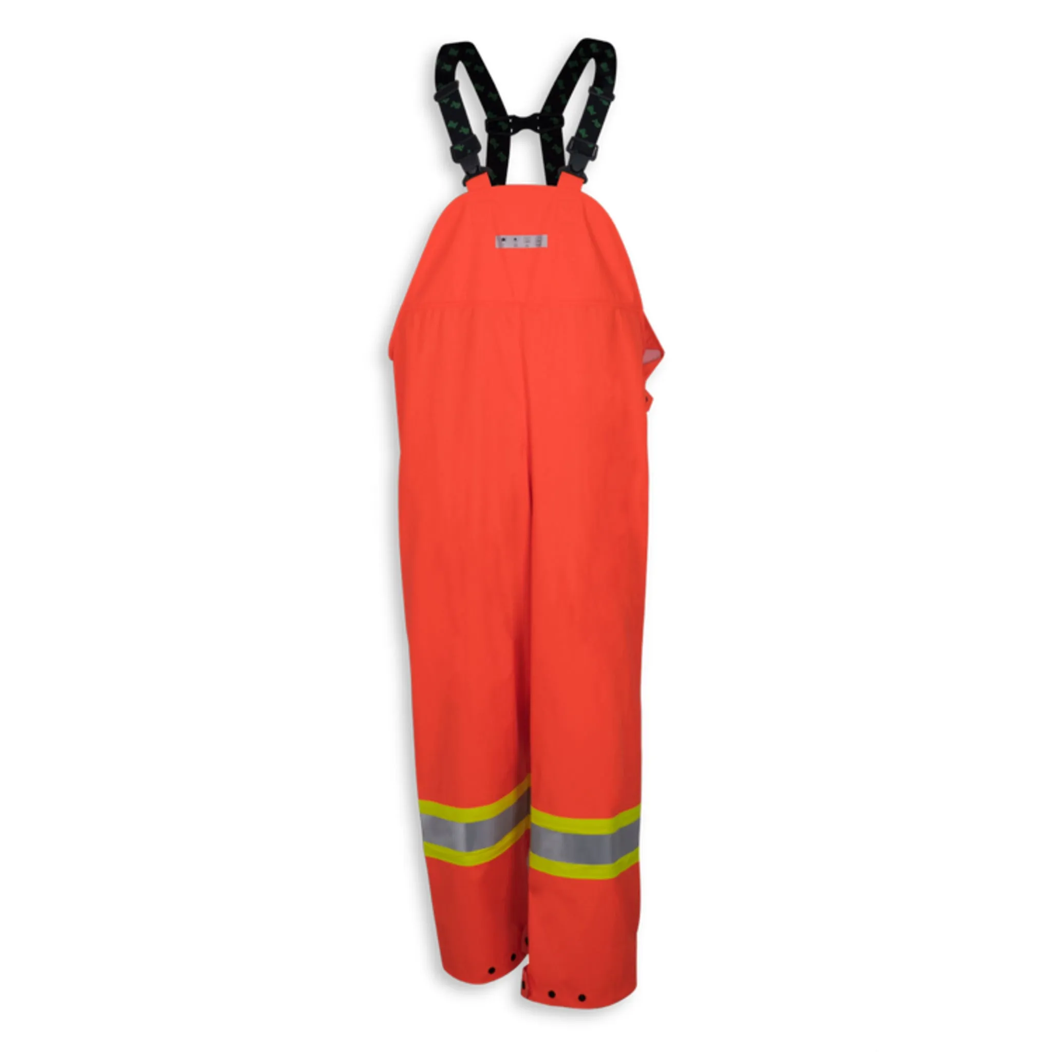 Big K Men's Hi-Vis CSA Approved Flame Resistant Waterproof Rain Bib Pants | 3M Reflective Tape | ASTM Certified | Durable & Comfortable | Sizes S-7XL