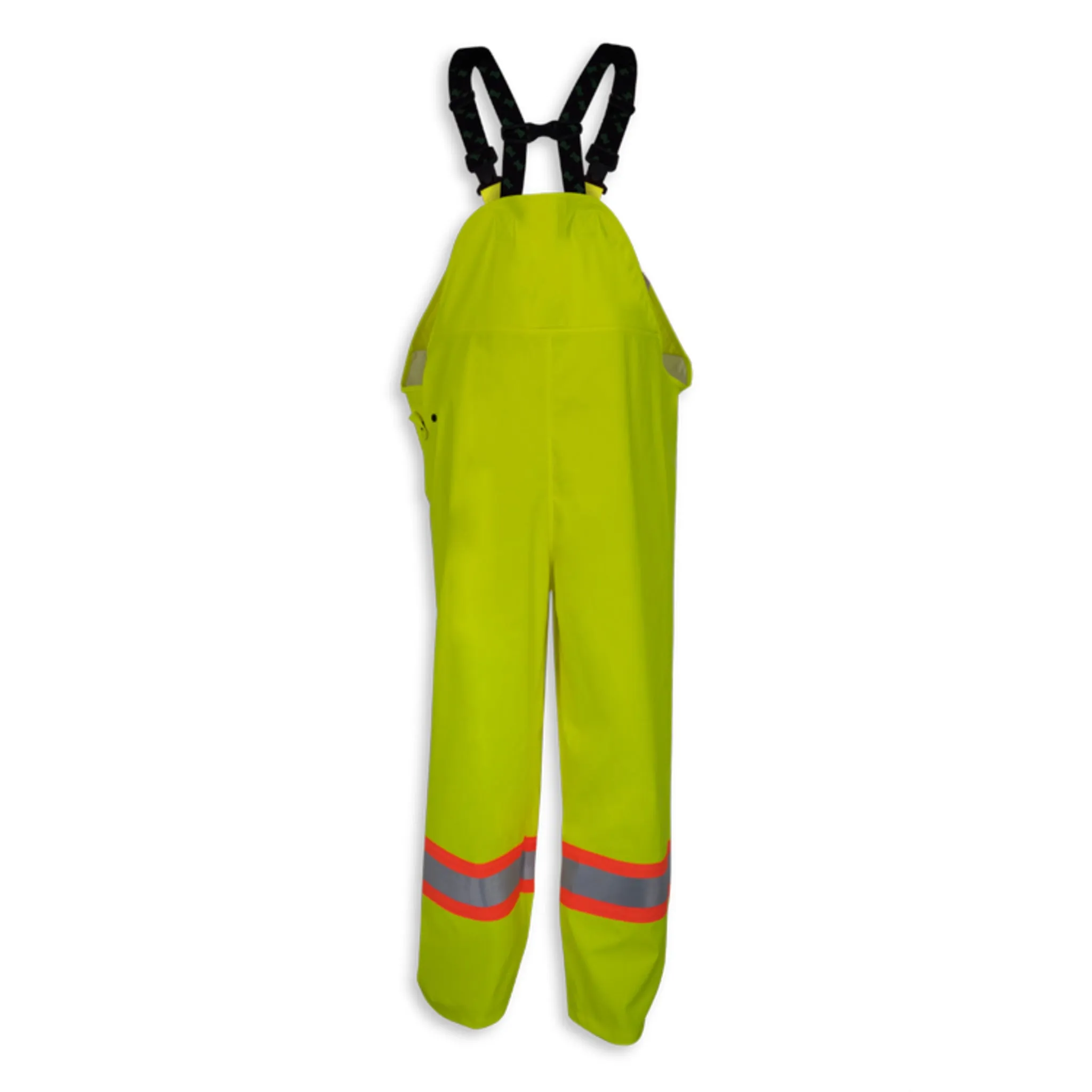 Big K Men's Hi-Vis CSA Approved Flame Resistant Waterproof Rain Bib Pants | 3M Reflective Tape | ASTM Certified | Durable & Comfortable | Sizes S-7XL