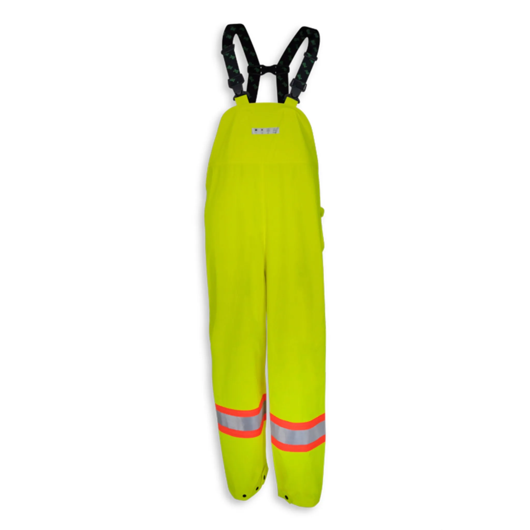 Big K Men's Hi-Vis CSA Approved Flame Resistant Waterproof Rain Bib Pants | 3M Reflective Tape | ASTM Certified | Durable & Comfortable | Sizes S-7XL