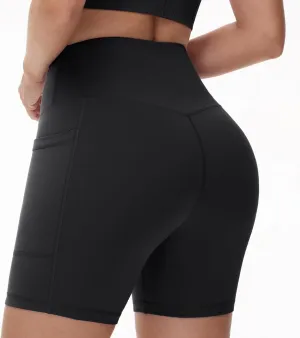 Biker Shorts Women Tummy Control Yoga Shorts Breathable Gym Shorts Spandex Shorts High Waisted Running Shorts