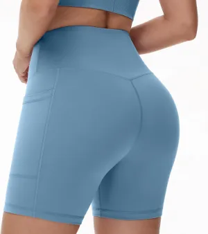 Biker Shorts Women Tummy Control Yoga Shorts Breathable Gym Shorts Spandex Shorts High Waisted Running Shorts