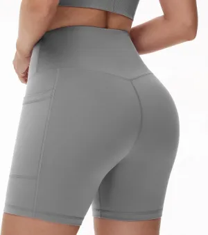 Biker Shorts Women Tummy Control Yoga Shorts Breathable Gym Shorts Spandex Shorts High Waisted Running Shorts