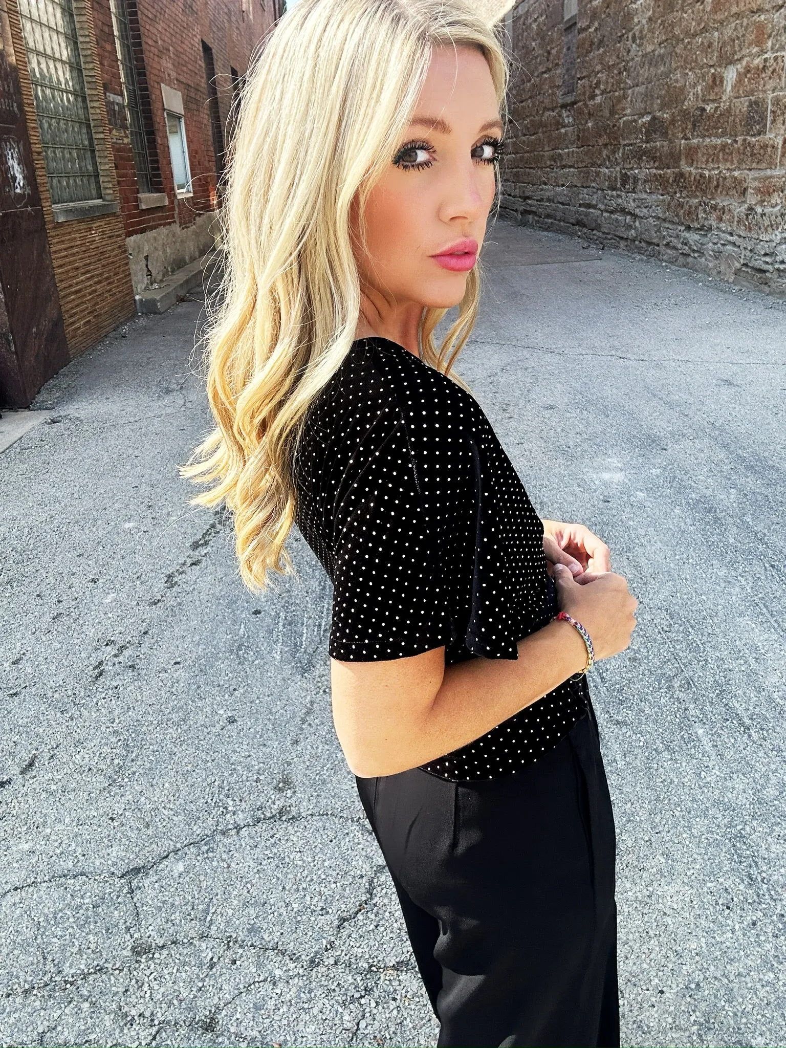 Bishop   Young Radiant Charisma Twist Front Top