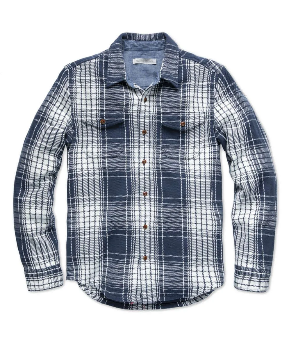 Blanket Shirt -navy blue