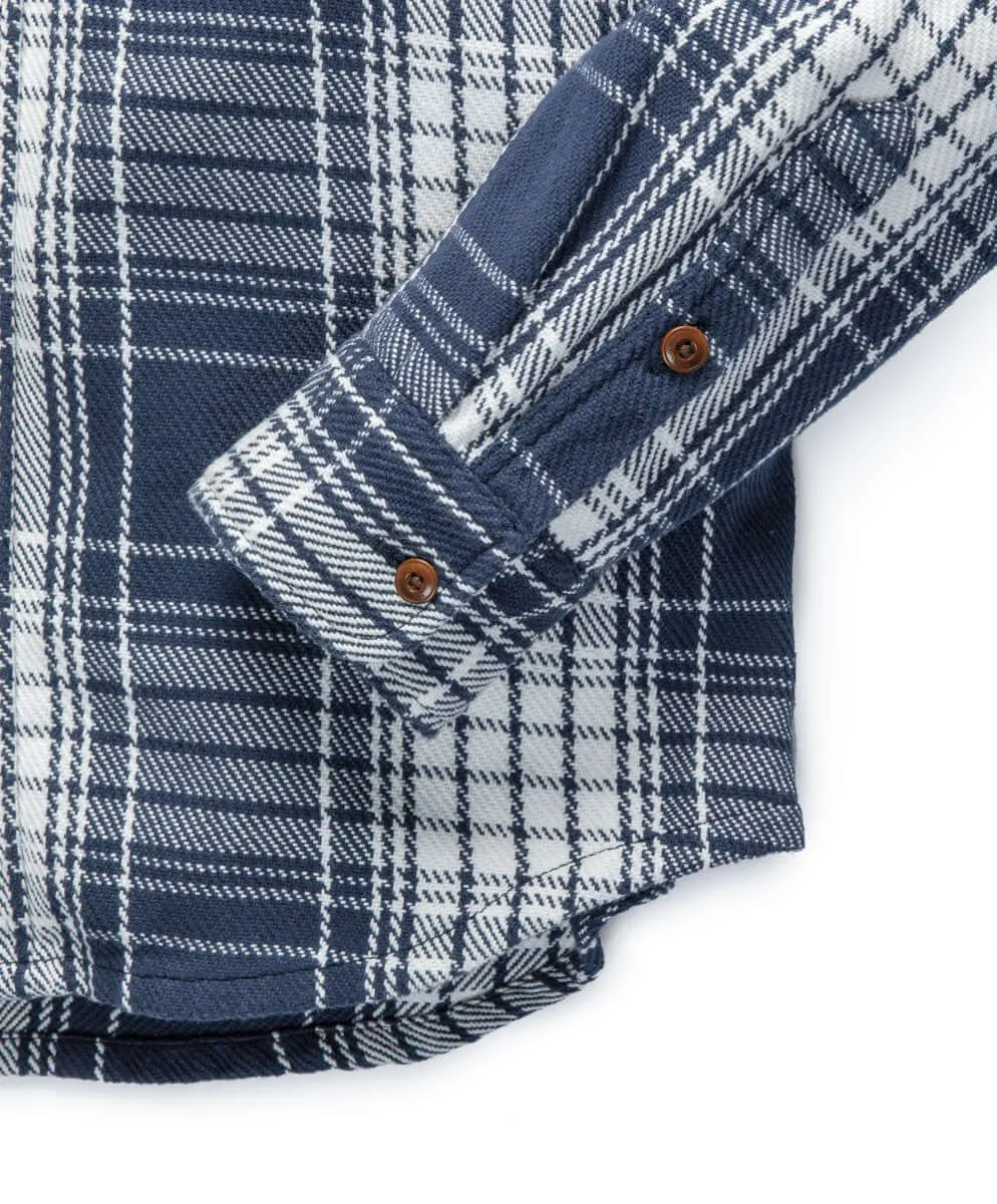 Blanket Shirt -navy blue