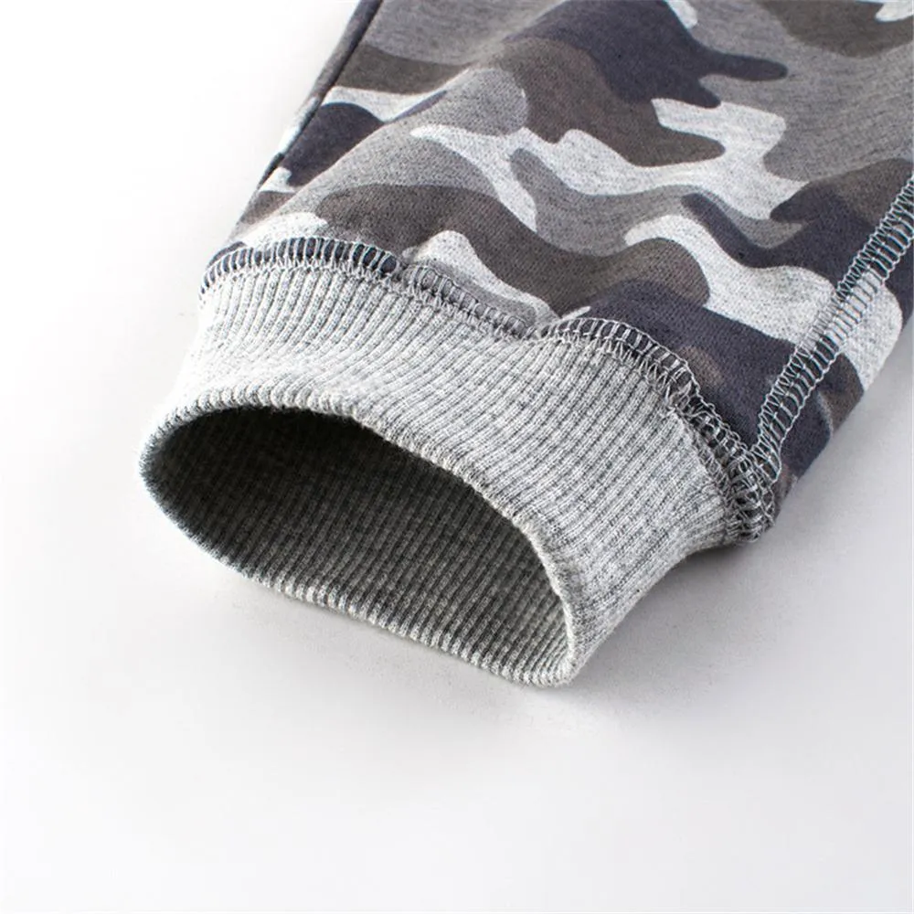 Boys Camo Elastic Waist Pants Wholesale Childrens Clothing