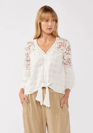 Breezy Bay Tie Front Top