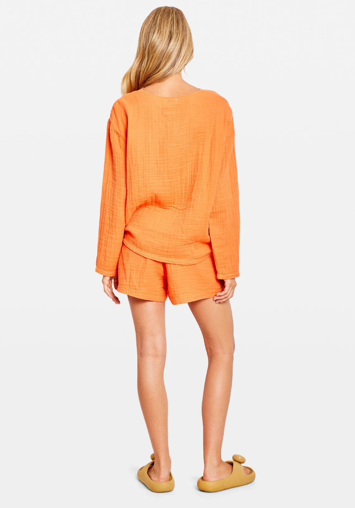 BUBBLE TUNIC CANTELOUPE