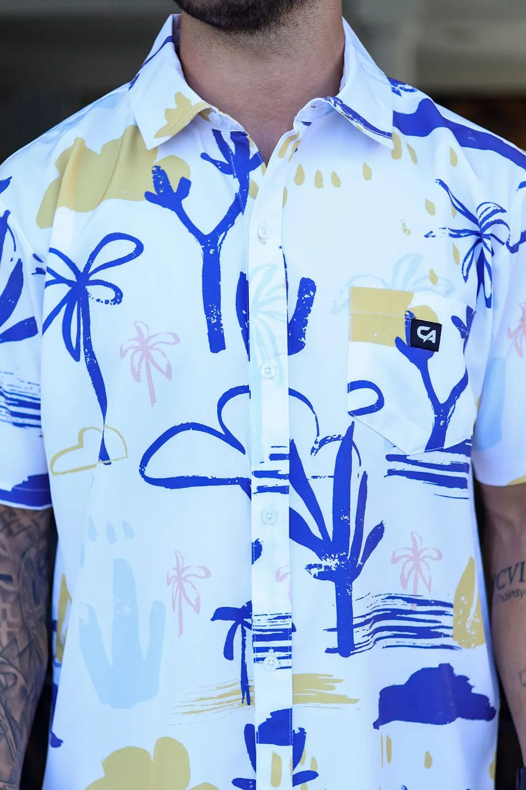 CA Mens Button-Up | Desert Classic