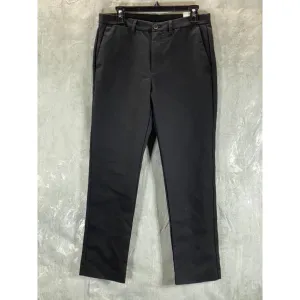 CALVIN KLEIN Men's Black Modern-Fit Stretch Pants SZ 32X30