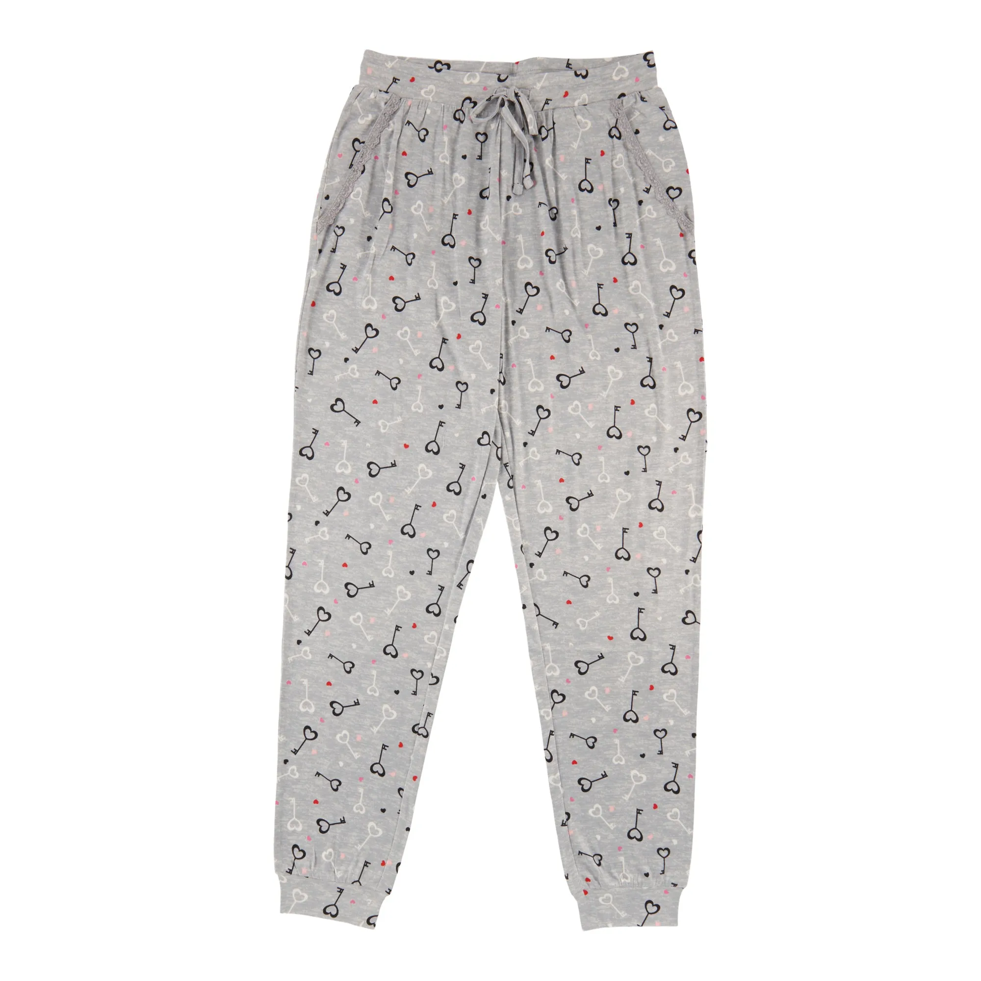 Carisma Women's PJ Joggers with Lace Detail