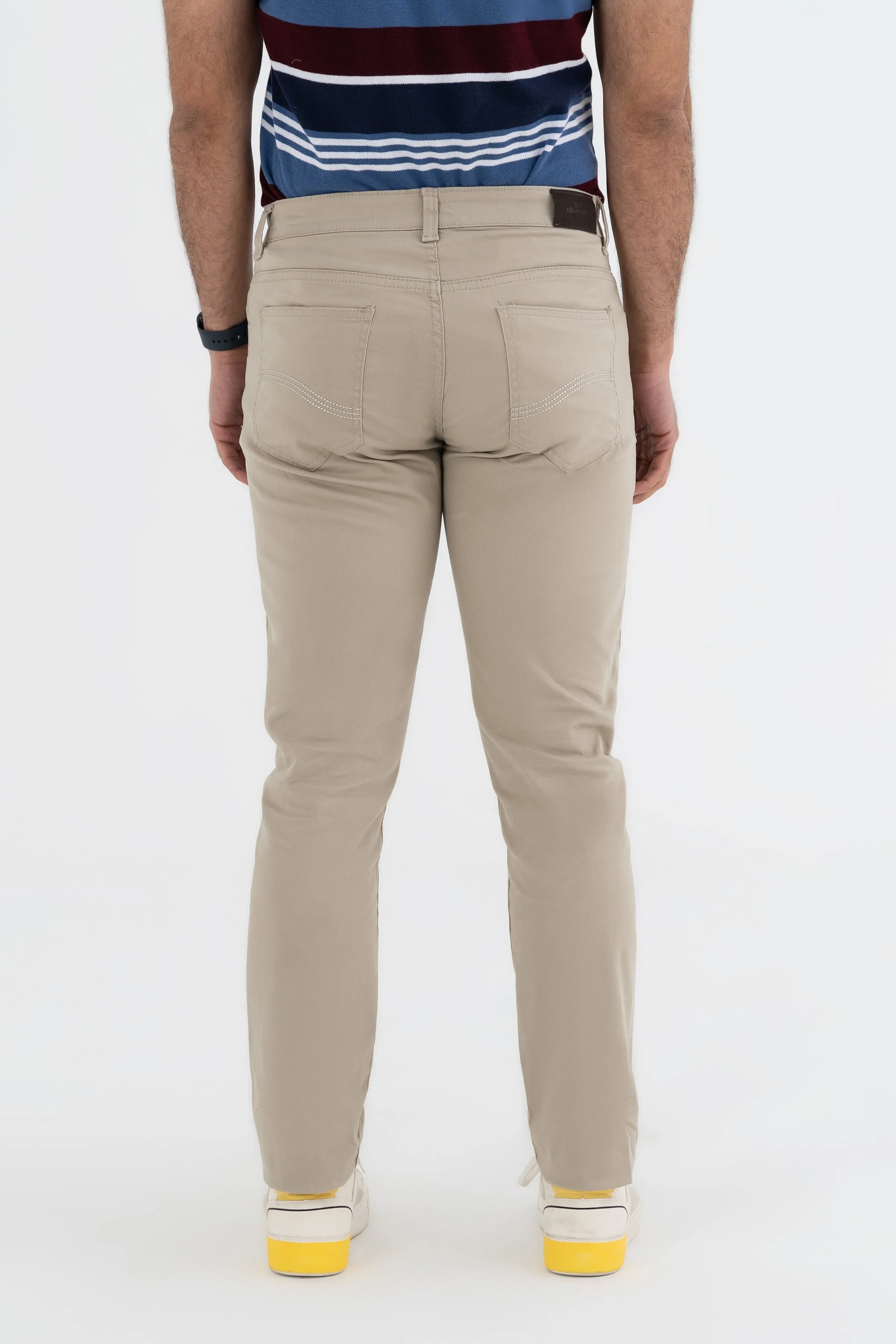Casual Beige Pants