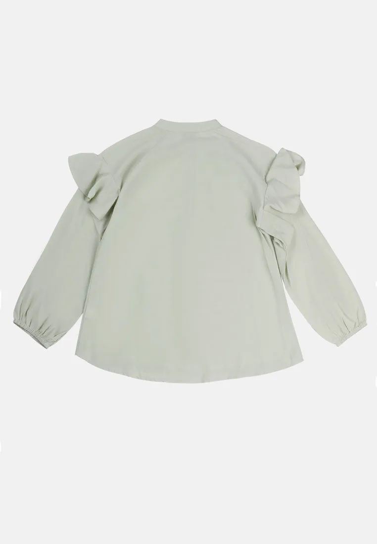 Cheetah Kids Girl Stylish and Fashion Soft Touch Cotton Blend Long Sleeves Blouse MD2- CJG-130686