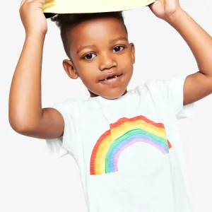 Clearance kids painted rainbow tee