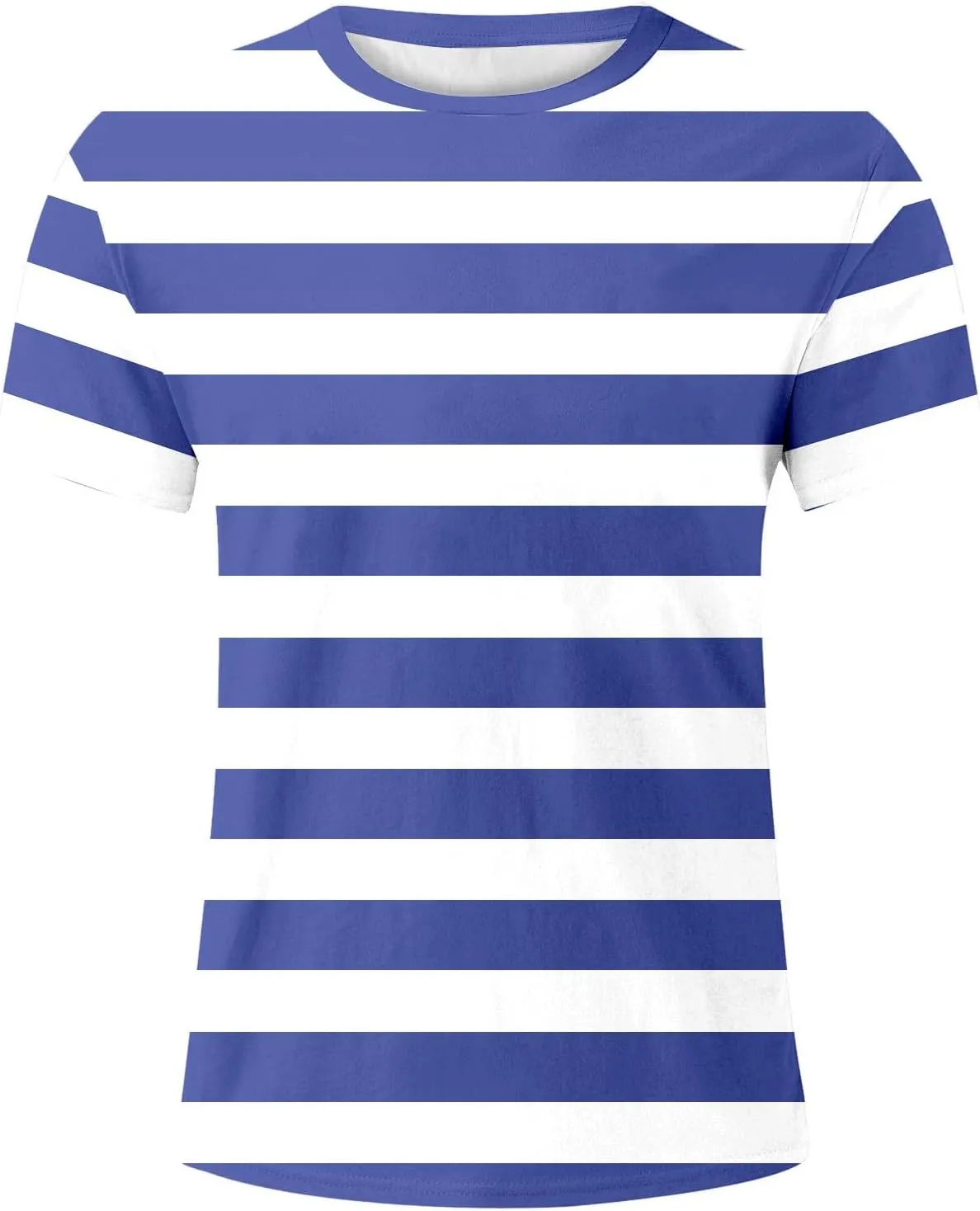 Color Blocked Striped T Shirts for Mens Short Sleeve Round Neck Summer Casual T Shirts Regular Fit Tees Tops