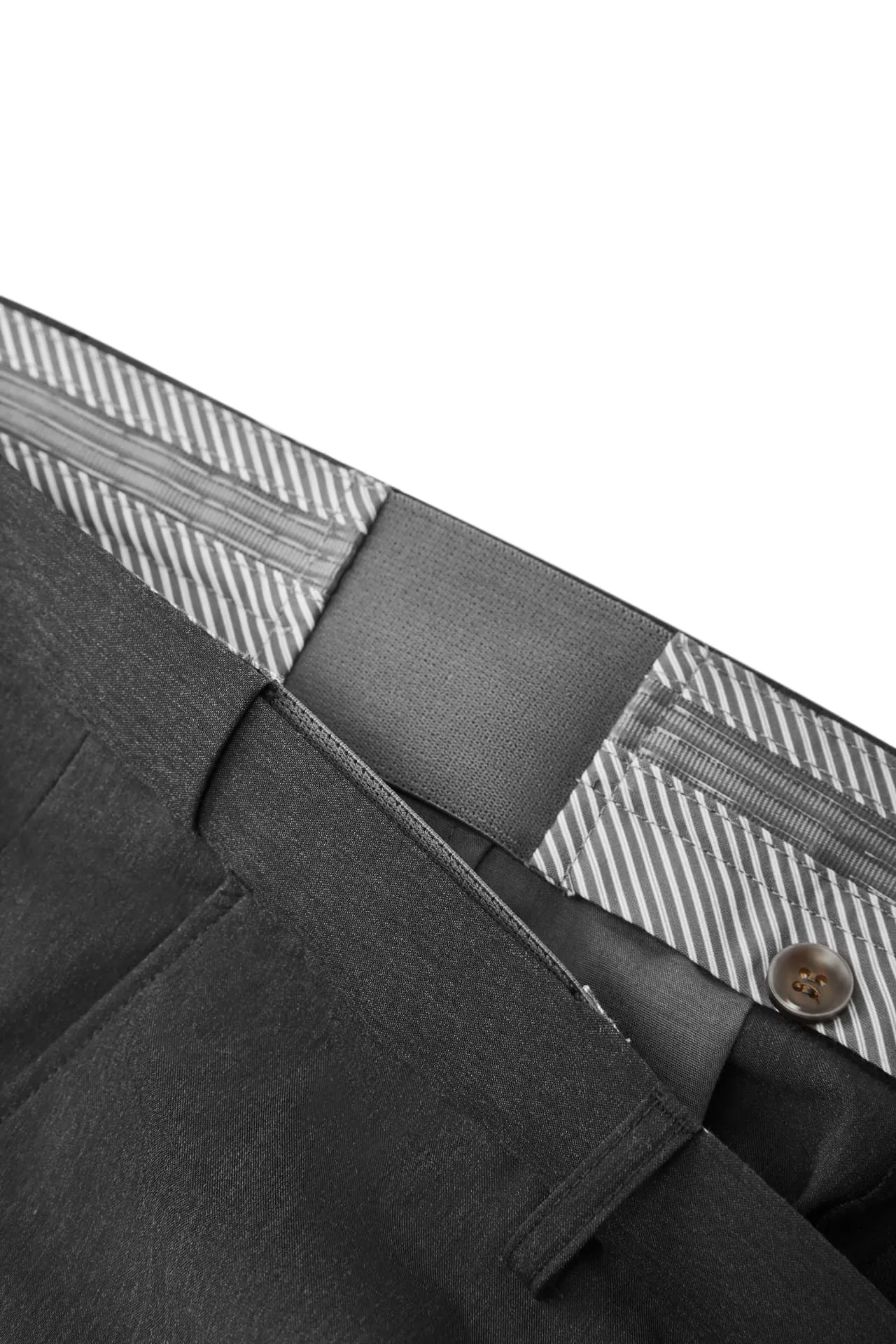 Cool Touch Multi-Way Stretch Smart Fit Plain Weave Formal Pants with Elastic Waist Band