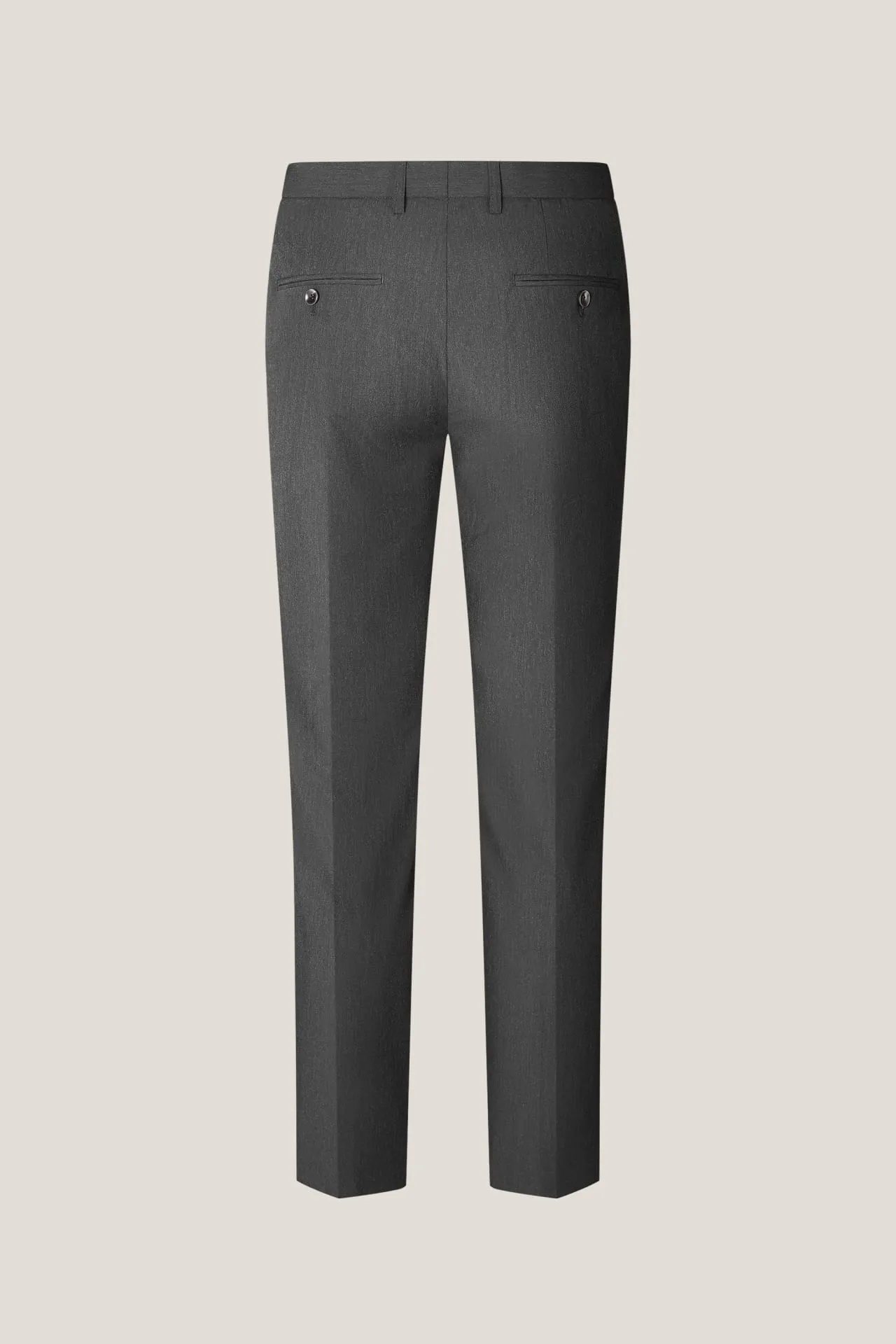 Cool Touch Multi-Way Stretch Smart Fit Plain Weave Formal Pants with Elastic Waist Band