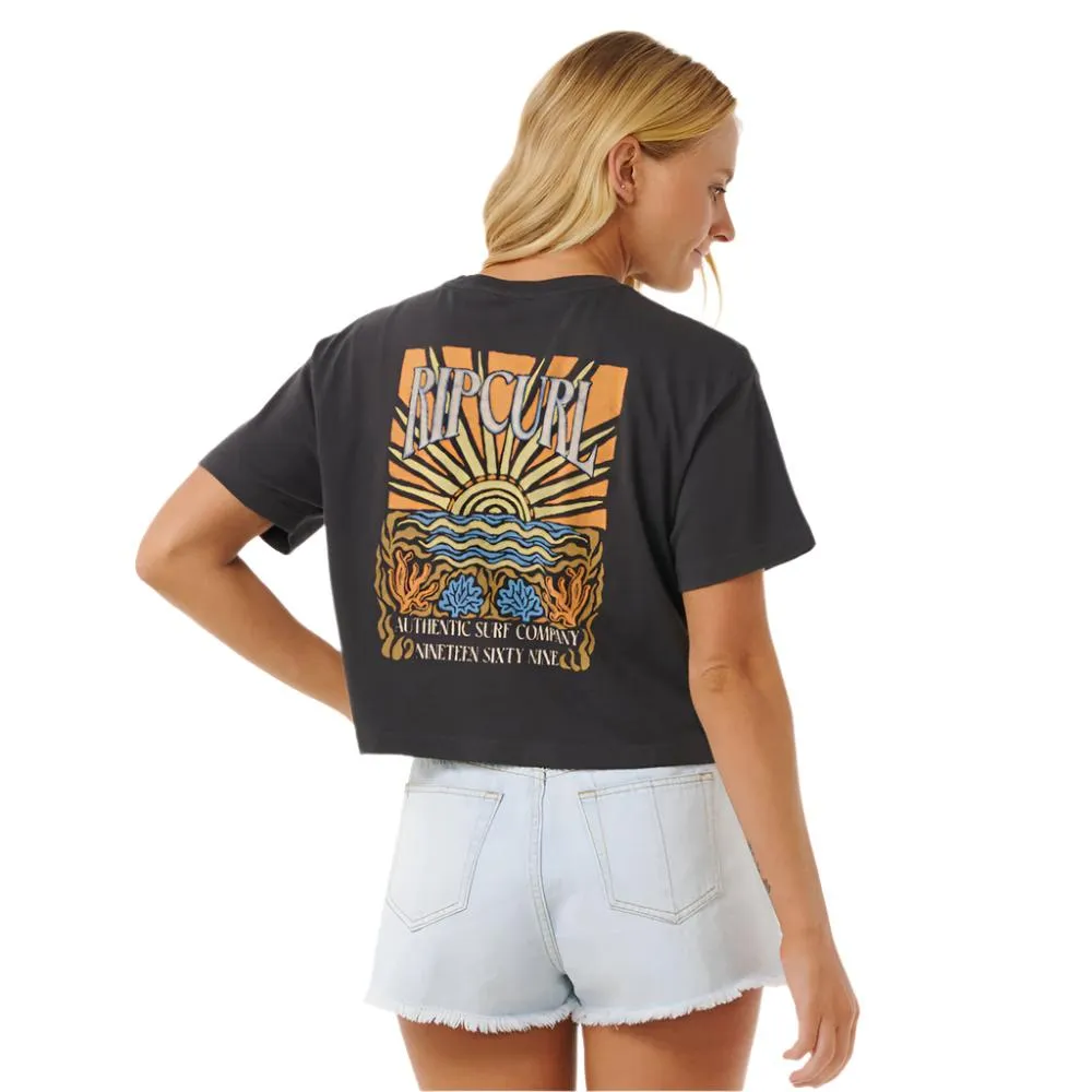 Coral Sands Crop Tee - Womens