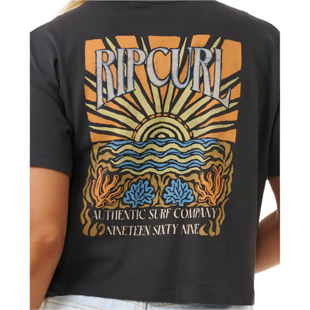Coral Sands Crop Tee - Womens