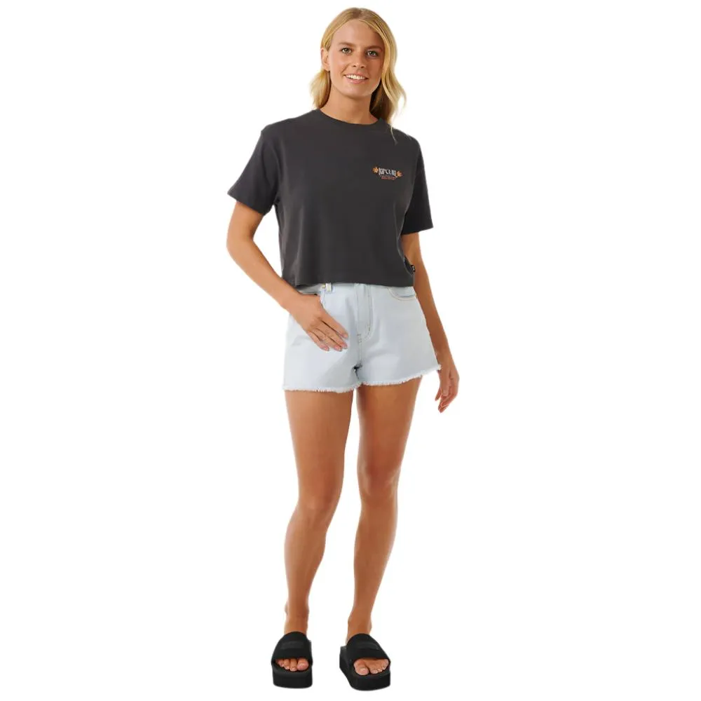 Coral Sands Crop Tee - Womens