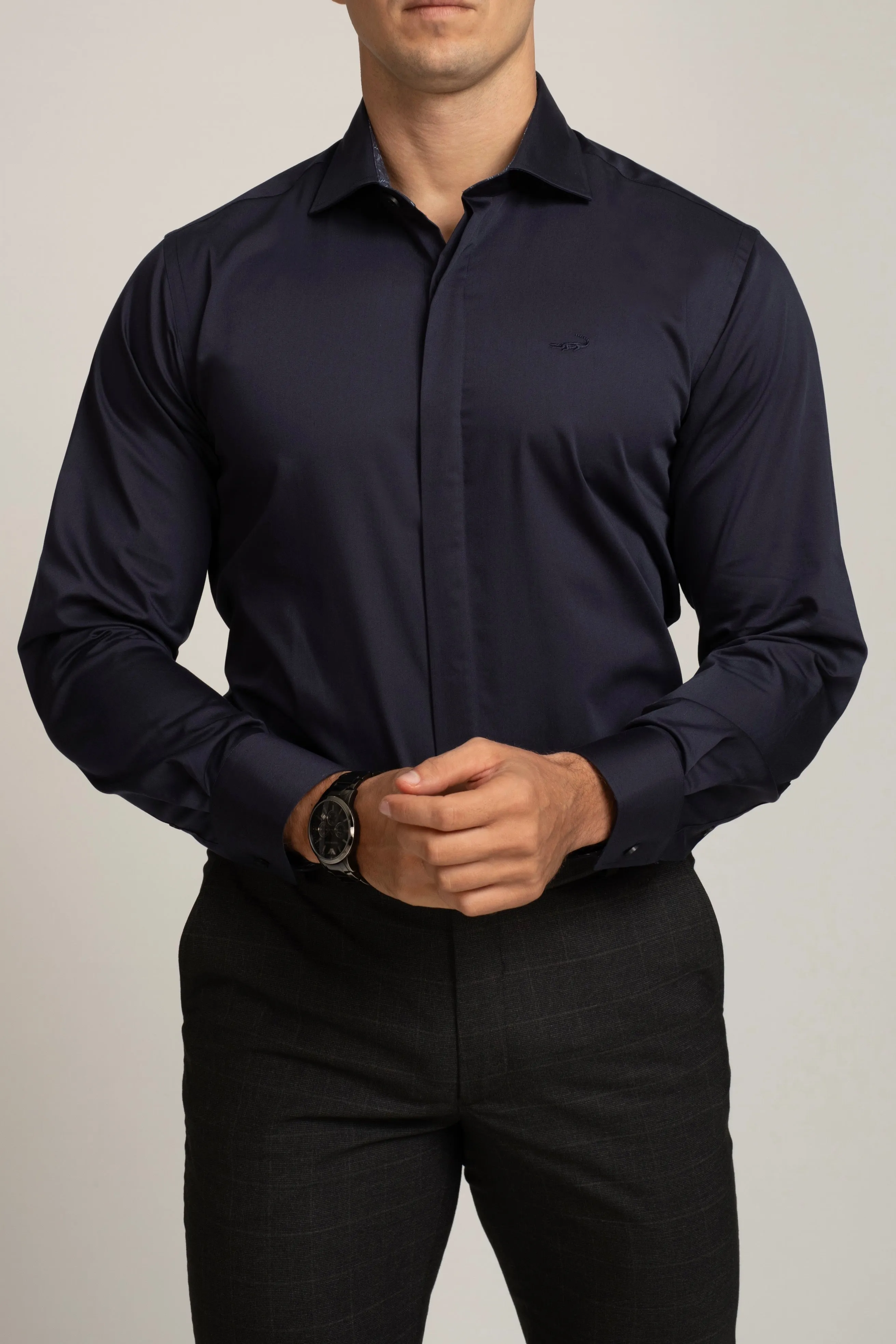 Crocodile Regular FS Shirt Blue - Astral Aura