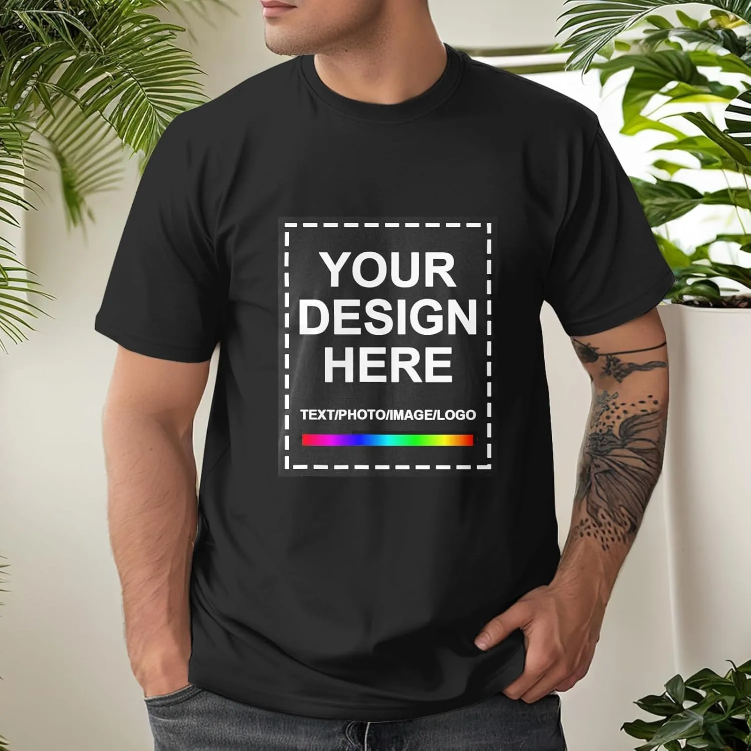 Custom T Shirts for Men Woman??Custom T Shirts Design Your Own??Personalized T Shirts Customized Tee Gifts Add Photo Logo Text
