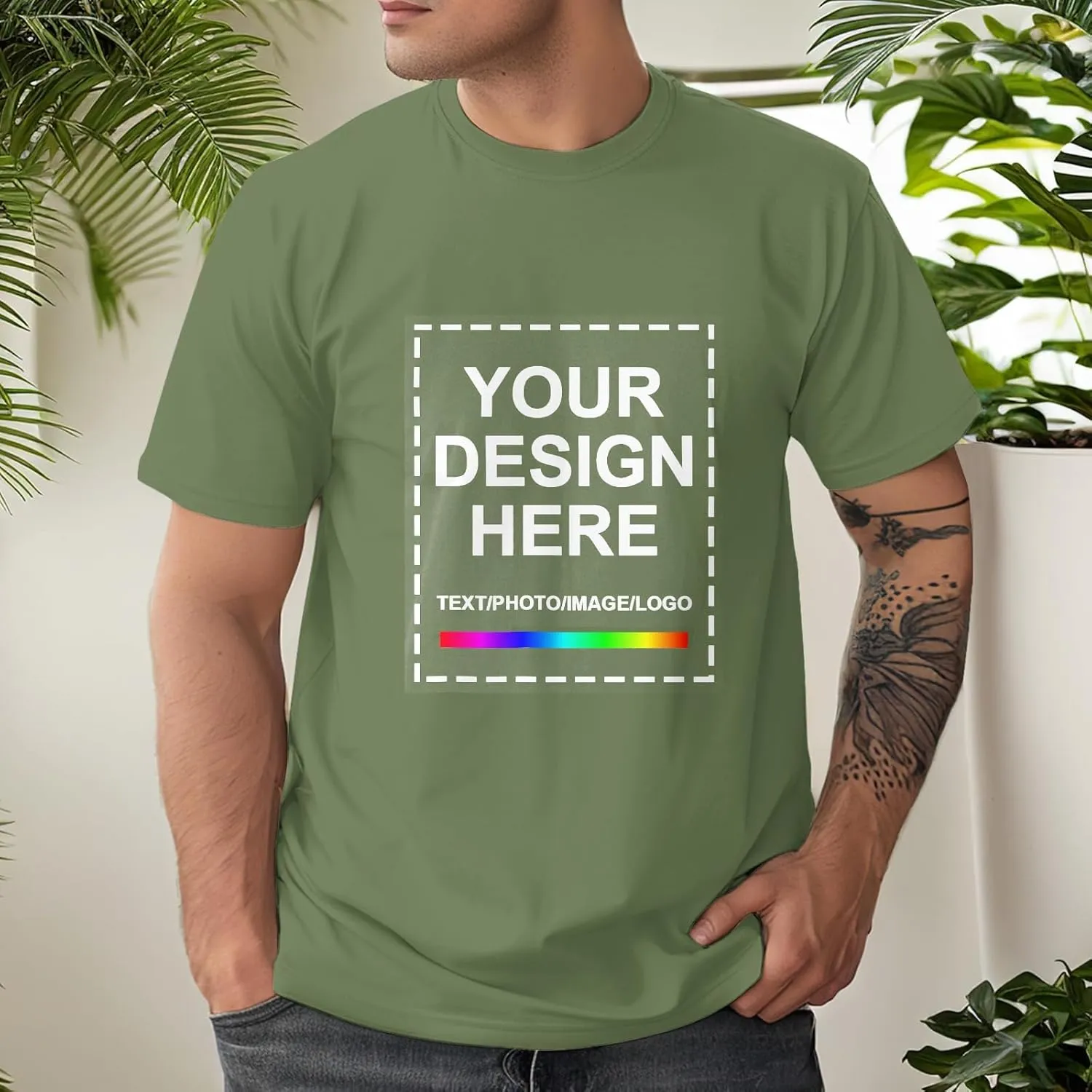 Custom T Shirts for Men Woman??Custom T Shirts Design Your Own??Personalized T Shirts Customized Tee Gifts Add Photo Logo Text
