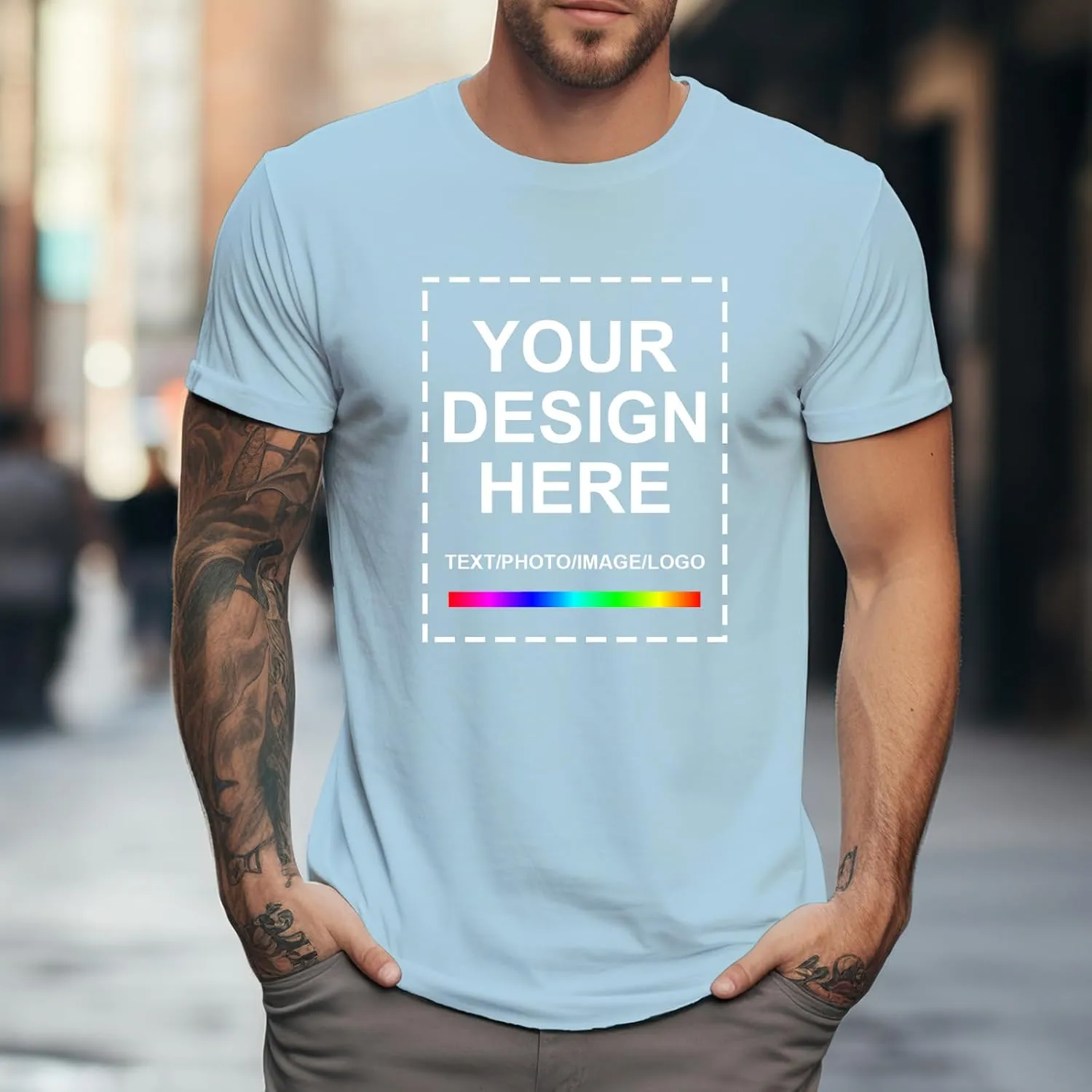 Custom T Shirts for Men Woman??Custom T Shirts Design Your Own??Personalized T Shirts Customized Tee Gifts Add Photo Logo Text