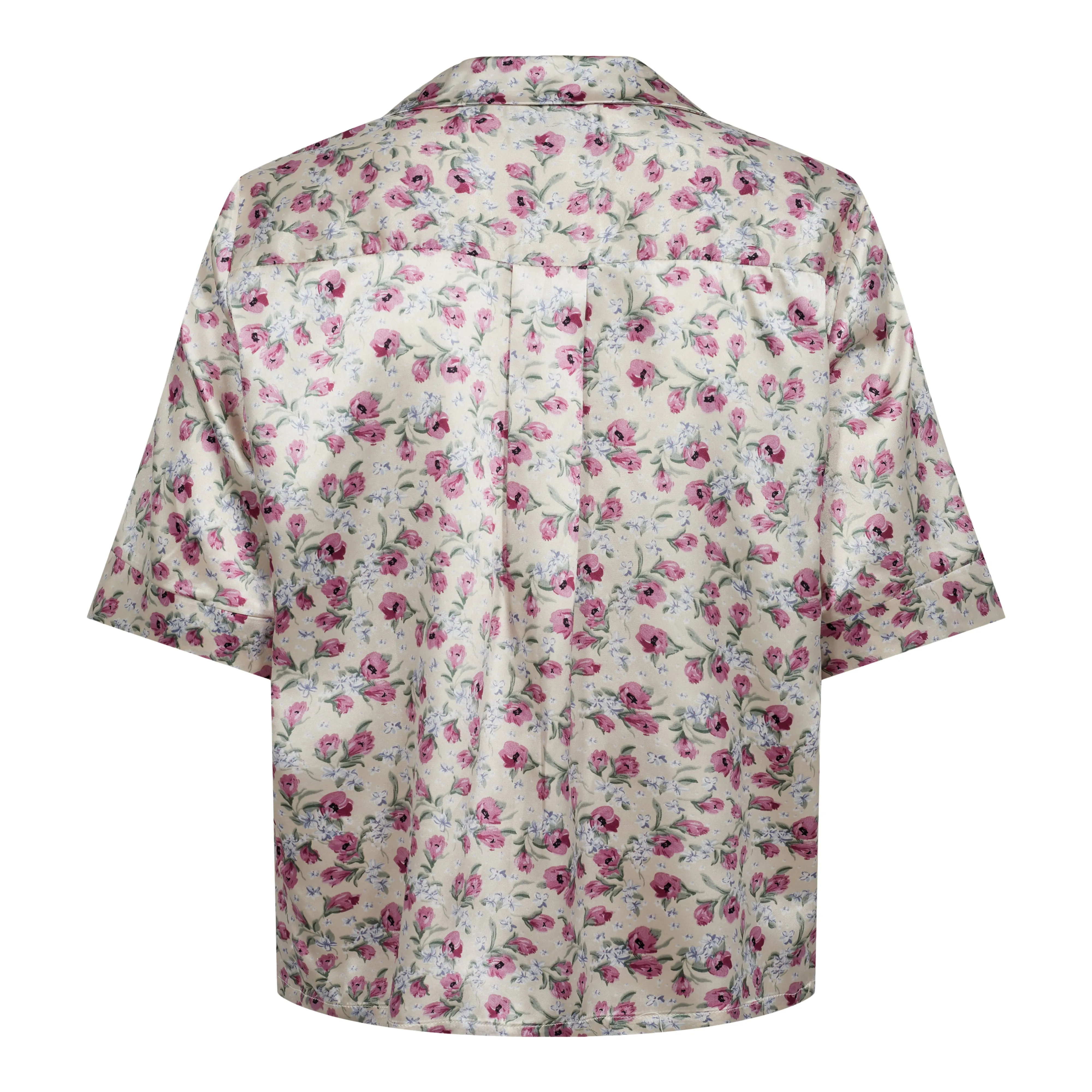 DANDA-SS-SHIRT - CREME FLOWER