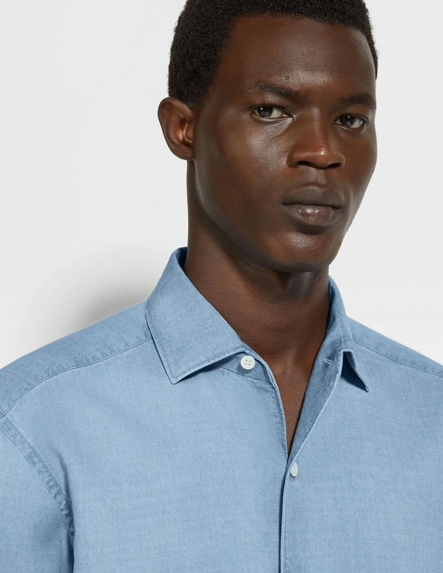 Denim Shirt | Light Blue