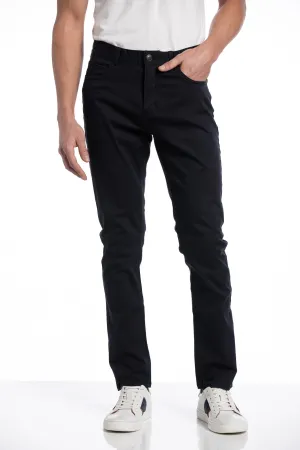 Dylan 5 Pocket Pant in Jet Black