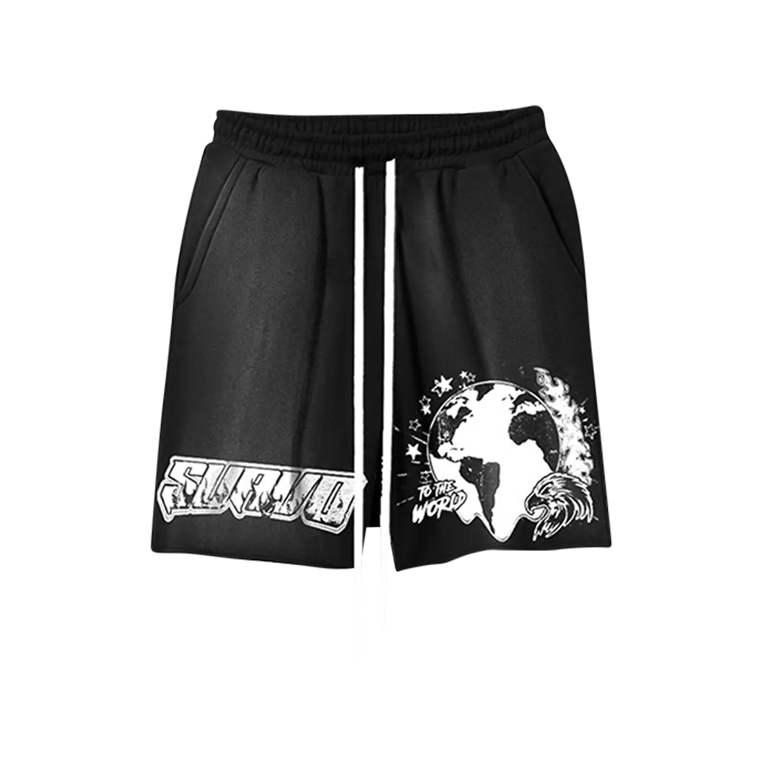 EAGLE SHORTS - WASHED BLACK