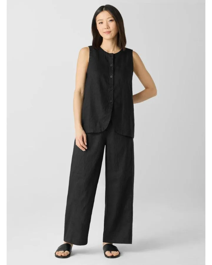 Eileen Fisher Long Linen Vest