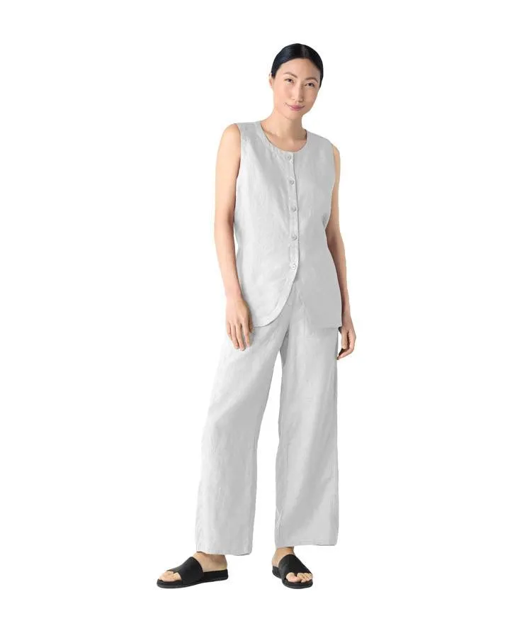 Eileen Fisher Long Linen Vest