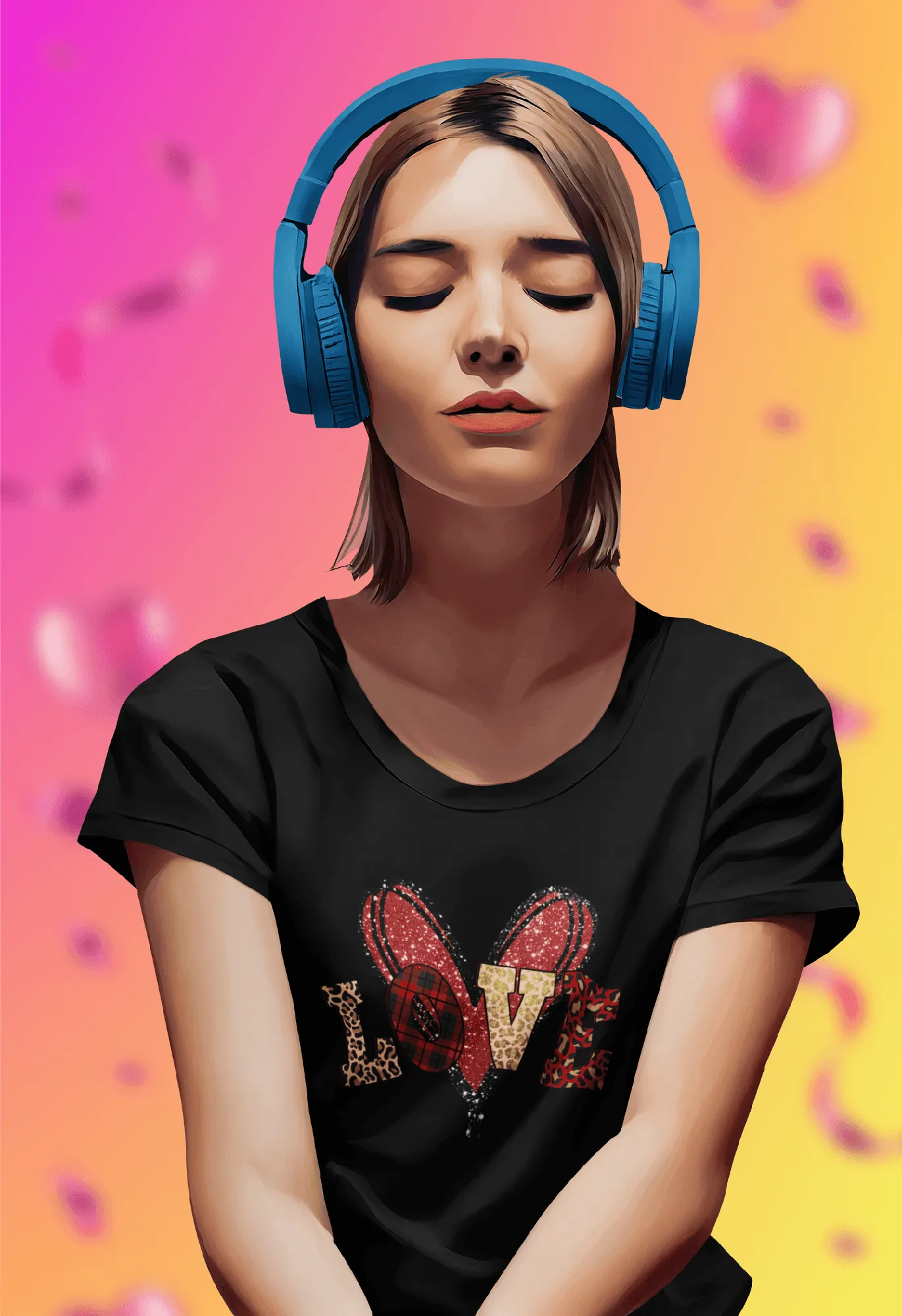 Embrace of Hearts T-shirt