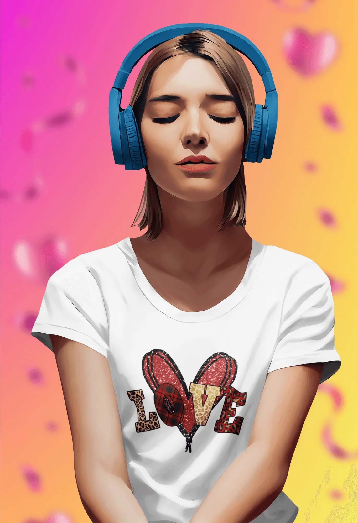Embrace of Hearts T-shirt