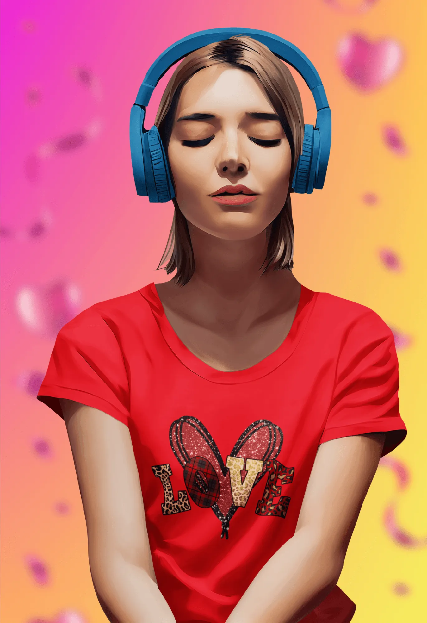 Embrace of Hearts T-shirt