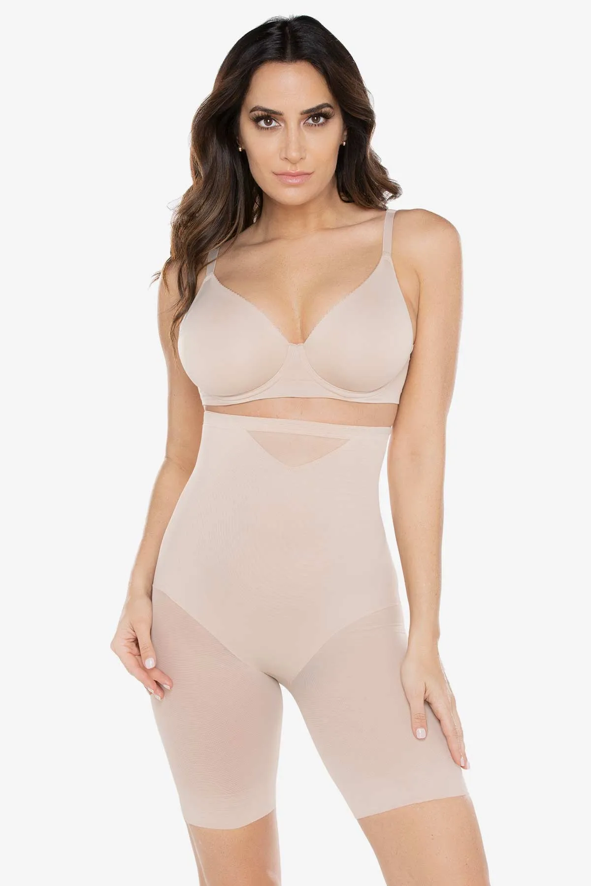 Extra Firm Sexy Sheer Shaping Hi-Waist Thigh Slimmer