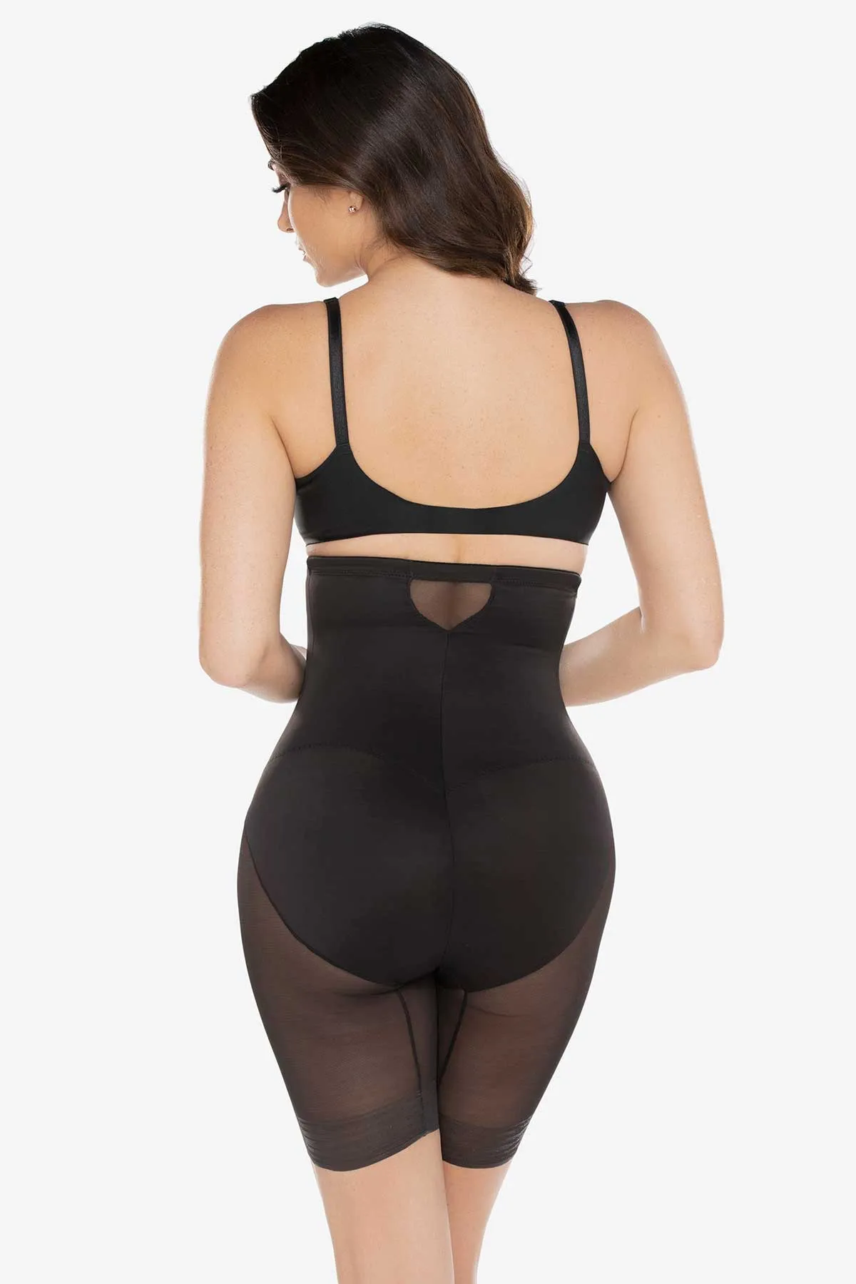 Extra Firm Sexy Sheer Shaping Hi-Waist Thigh Slimmer