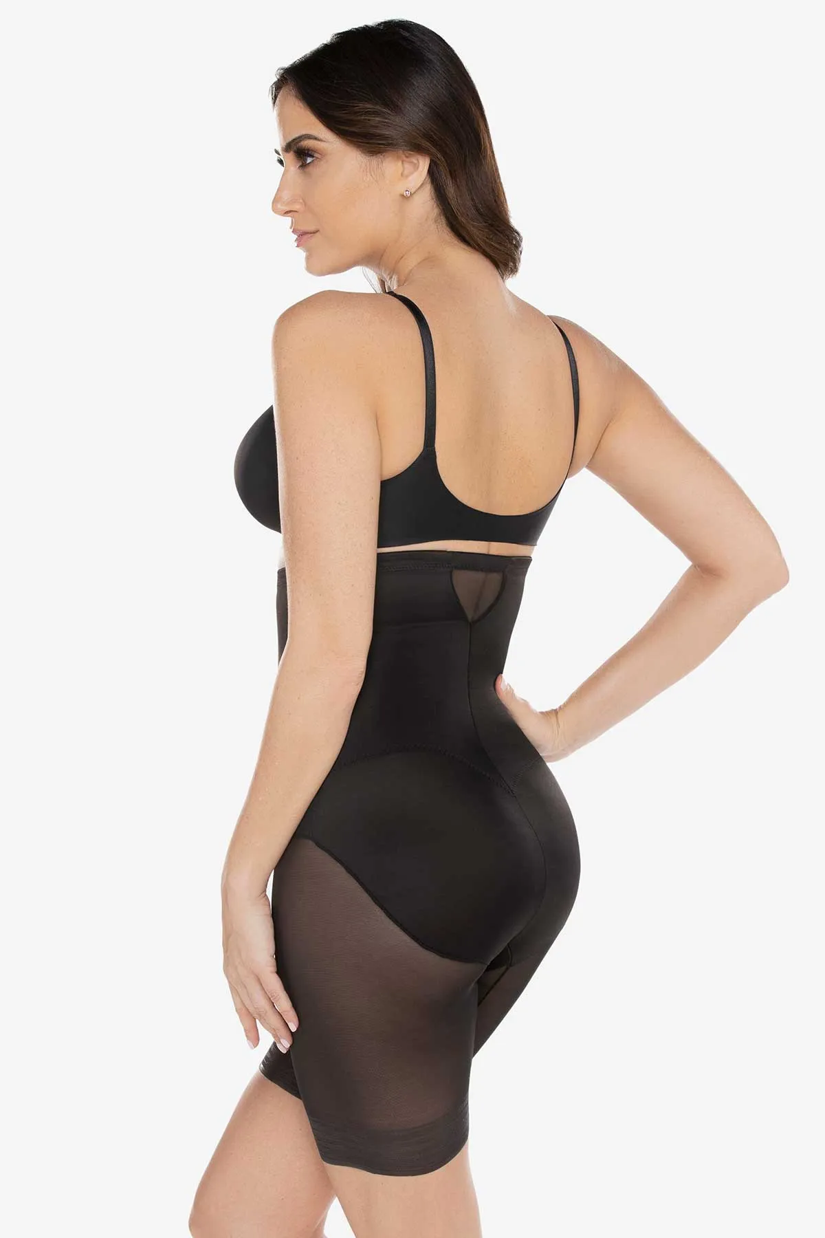 Extra Firm Sexy Sheer Shaping Hi-Waist Thigh Slimmer