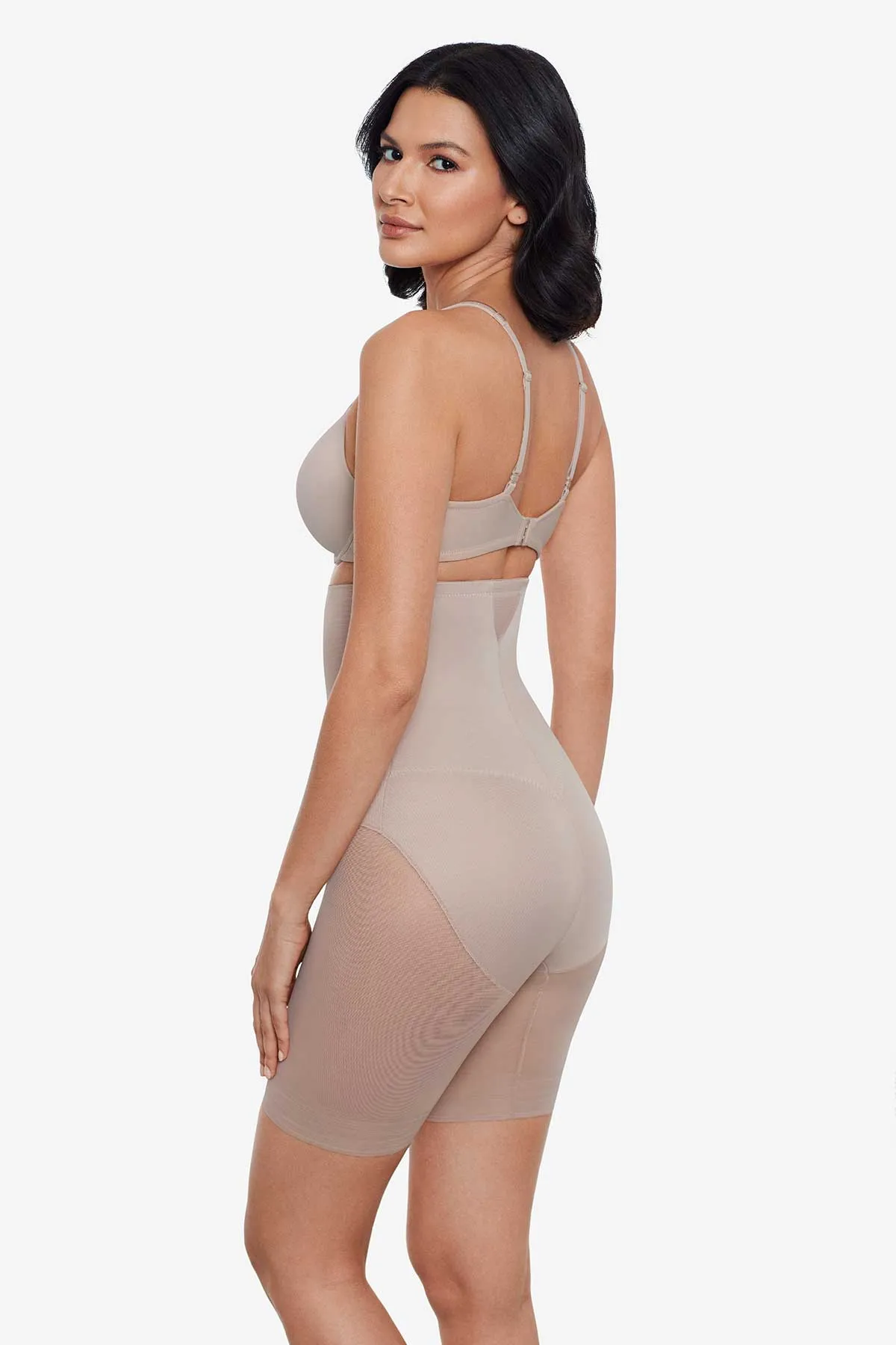 Extra Firm Sexy Sheer Shaping Hi-Waist Thigh Slimmer